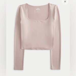 Pink Hollister Long Sleeve Top